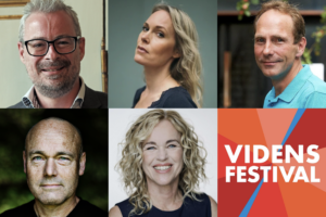 Udsolgt i 2023, 2024 og 2025. Vidensfestival 2026 er med bl.a. Stefan Hermann, Peter Øvig, Peter Viggo, Josefine Klougart, Rane Willerslev, Anja C. Andersen og Zinini Elkington